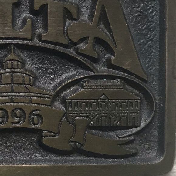VTG1996 BRASS OPRYLAND HOTEL NASHVILLE BELT BUCKLE - Picture 8 of 8